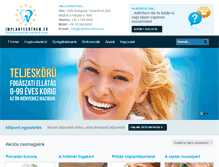 Tablet Screenshot of implantcentrum.eu